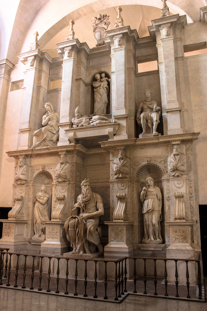 Michelangelo's Tomb of Pope Julius II, San Pietro in Vincoli, Rome