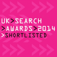 UK Search Awards Shortlisted 2014