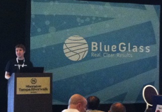 Kevin Gibbons presenting at the Blueglass Conference